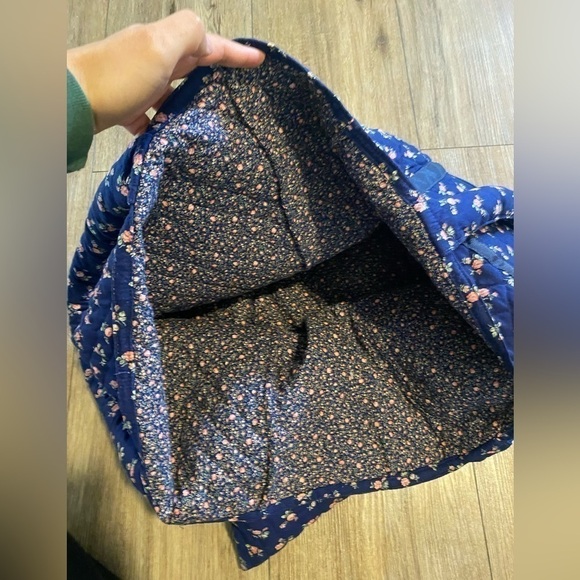 Floral Tote Bag Blue - Picture 6 of 10